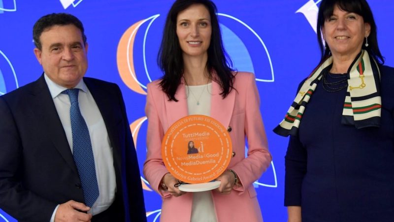 Il premio “Donna è Innovazione”2022 per Mariya Gabriel